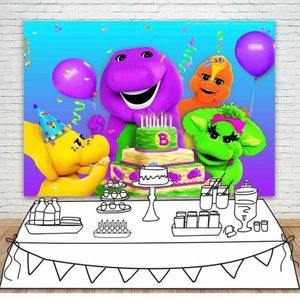 Barney Vinyl Backdrop